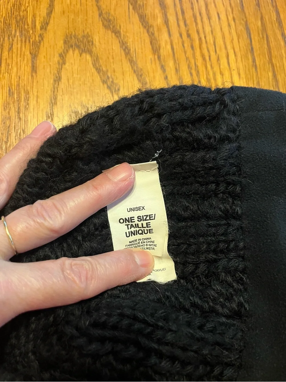 The North Face Black Knit Women's Beanie Hat